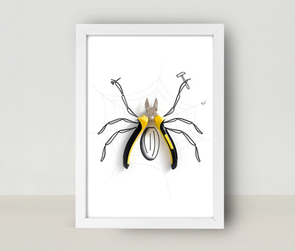 עכביש פלייר - מסגרת לבנה