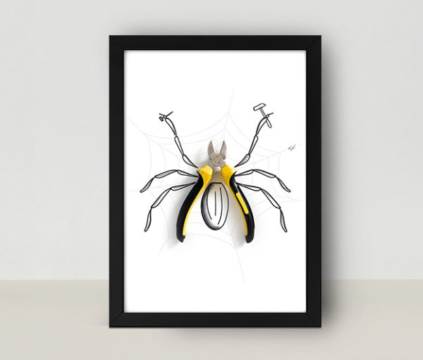 עכביש פלייר - מסגרת שחורה