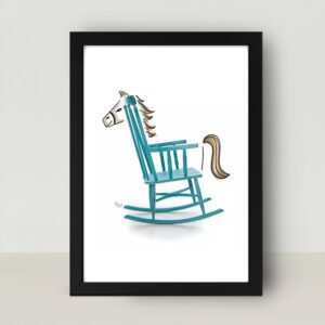 כסא נדנדה – סוס