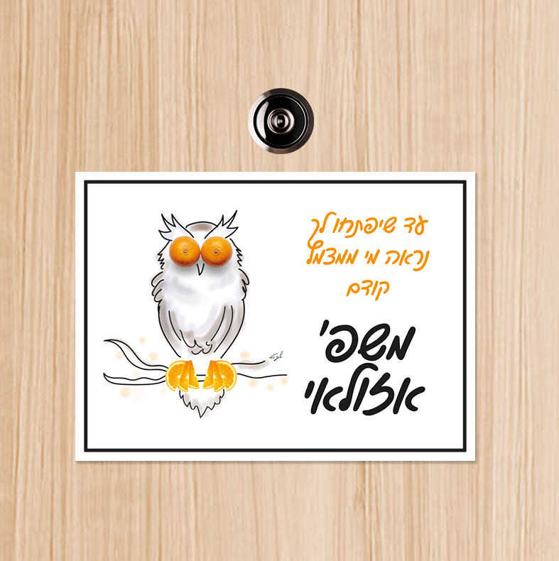 שלט מגנטי - ינשוף